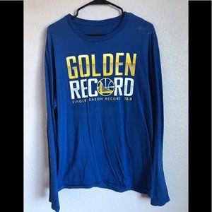 golden state warriors blue longsleeve men’s Large